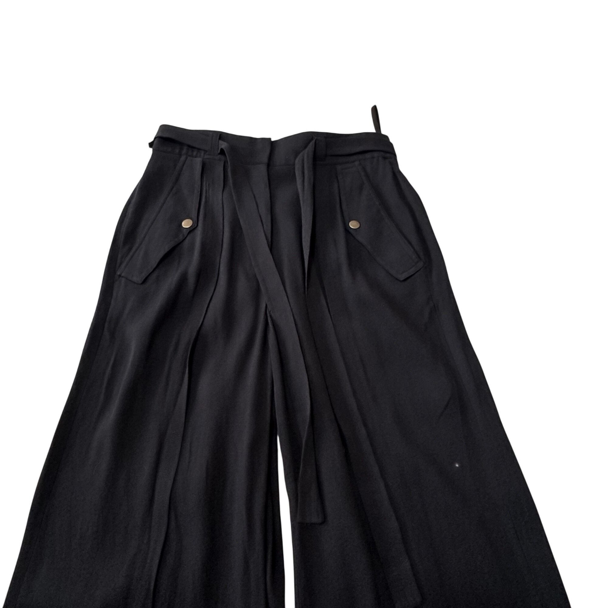 Ulla Johnson Ulla Johnson Alandra Wide Leg Pants Raven Black Size 4 NWT Size 27" / US 4 / IT 40 - 6 Thumbnail