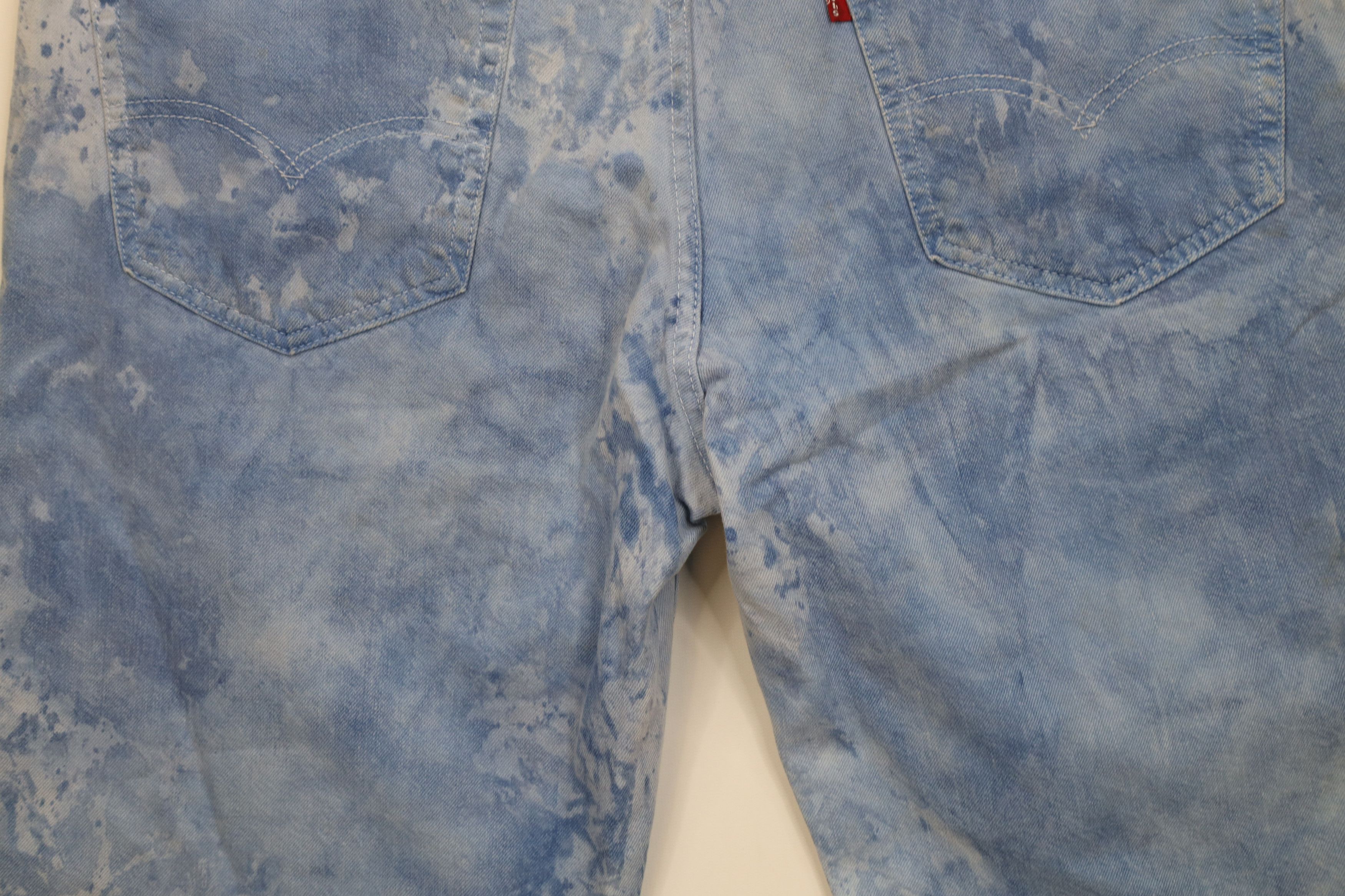 Levi's Vintage Y2K Levis 511 Off Acid Wash Denim Jean Shorts Jorts Size US 38 / EU 54 - 13 Thumbnail