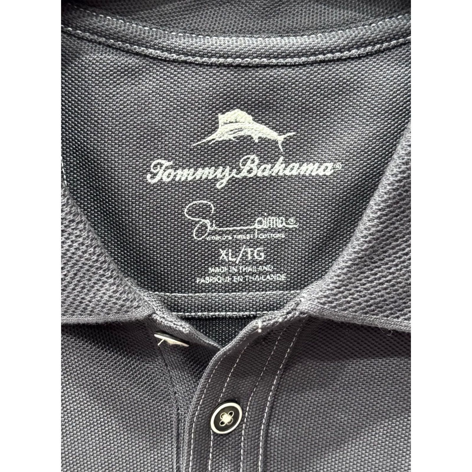 Tommy Bahama Tommy Bahama Polo Shirt XL Mens Gray Multicolor Long Sleeve Polo Shirt Size US XL / EU 56 / 4 - 5 Thumbnail