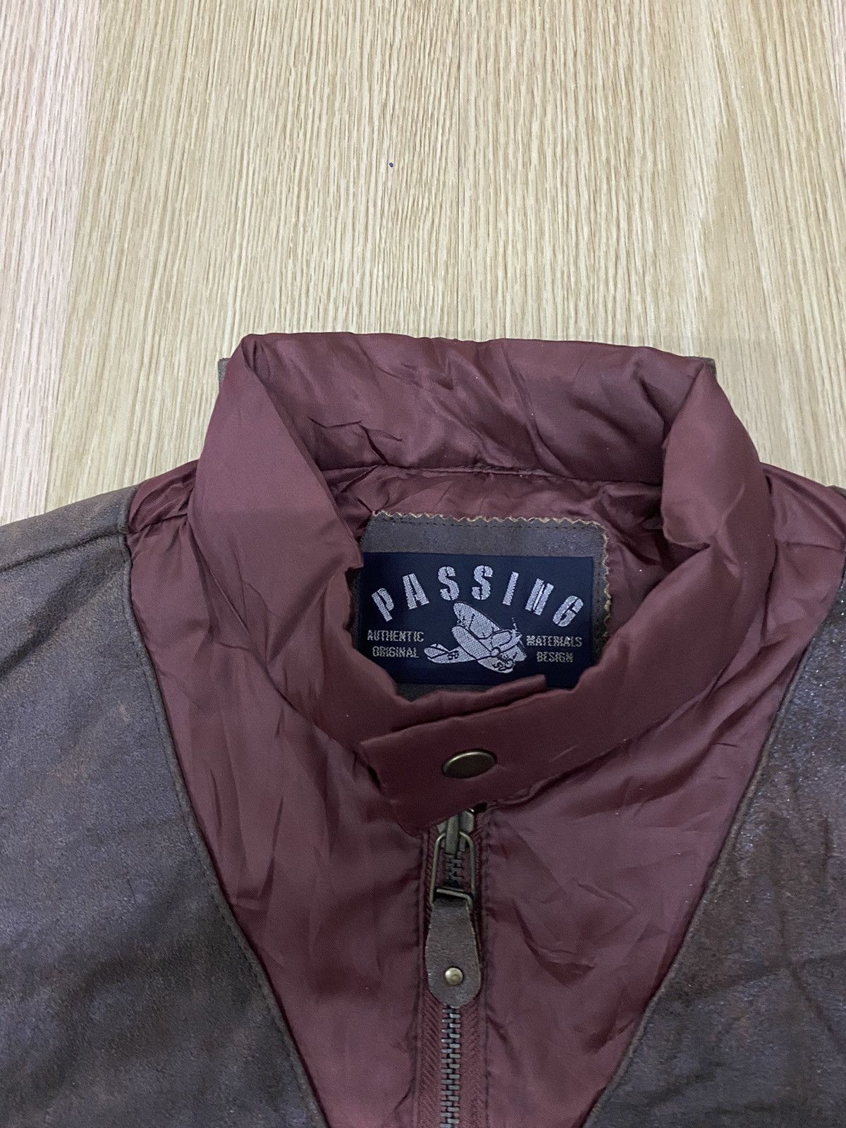 Japanese Brand × Vintage Passing brand hybrid leather vest jacket Size US M / EU 48-50 / 2 - 4 Thumbnail
