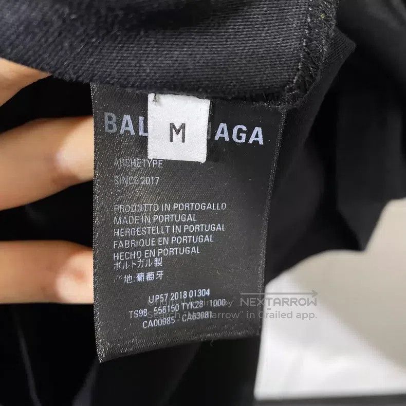 Balenciaga Balenciaga Short-sleeve T-shirt with mailbox letter print Size US M / EU 48-50 / 2 - 7 Thumbnail