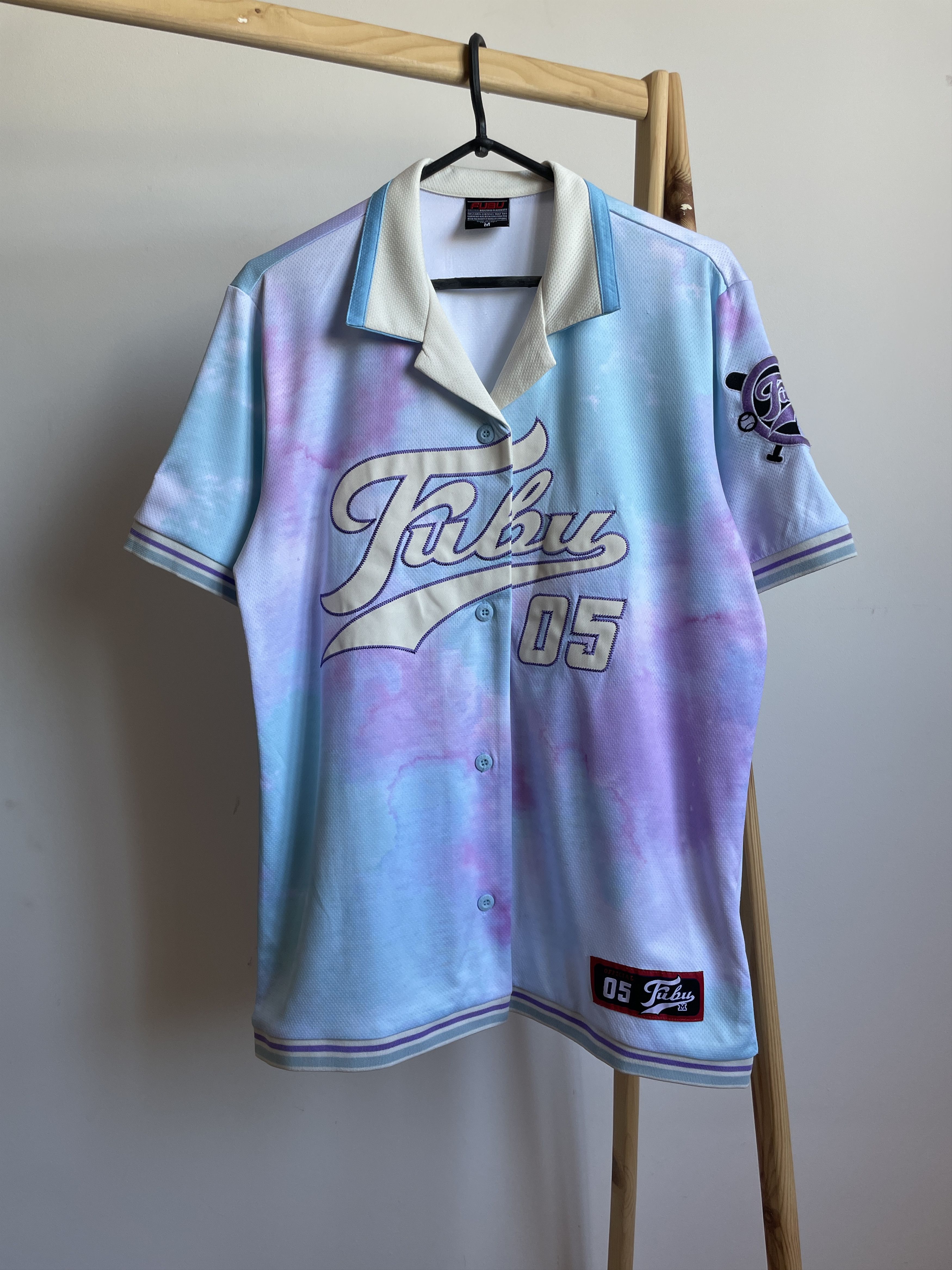 Fubu Fubu Tie Dye Baseball Jersey Size M Size US M / EU 48-50 / 2 - 1 Thumbnail