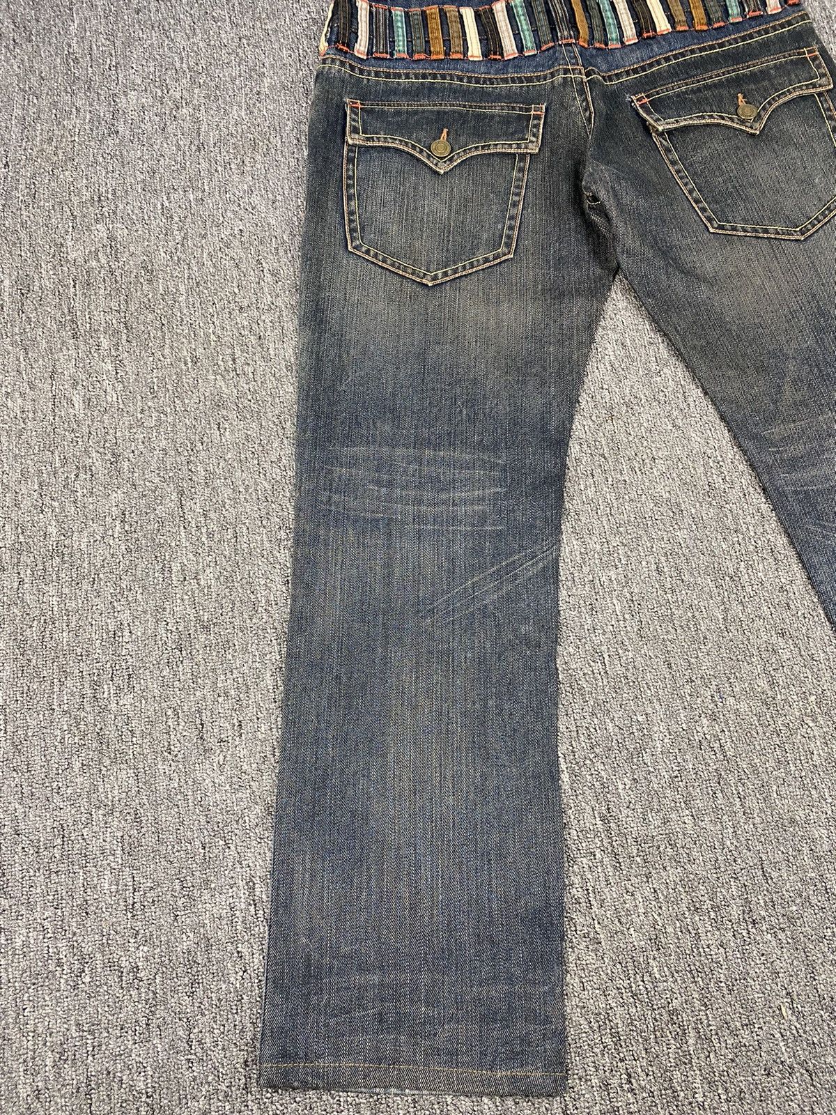 If Six Was Nine × Japanese Brand Blue Spencer Double Waist Two tone jeans size 32 Size US 32 / EU 48 - 11 Thumbnail