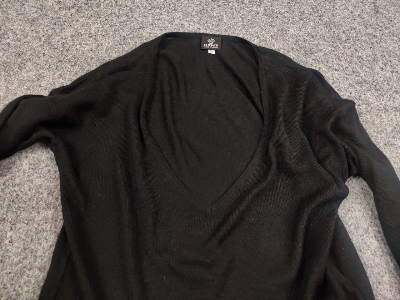 Versace Jeans Couture Versace Jeans Couture Vintage V Check Sweater Long Sleeve Size S / US 4 / IT 40 - 12 Thumbnail
