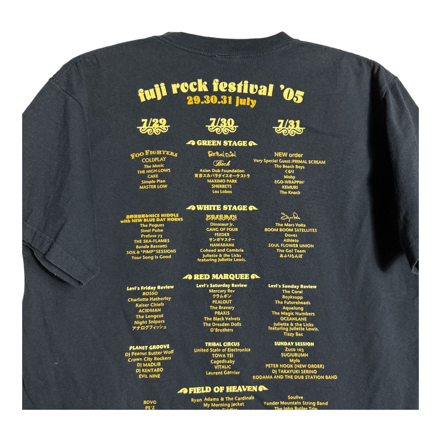 Band Tees 🔥RARE🔥Vintage Fuji Rock Festival '05 Promo T-shirt Size US M / EU 48-50 / 2 - 4 Thumbnail