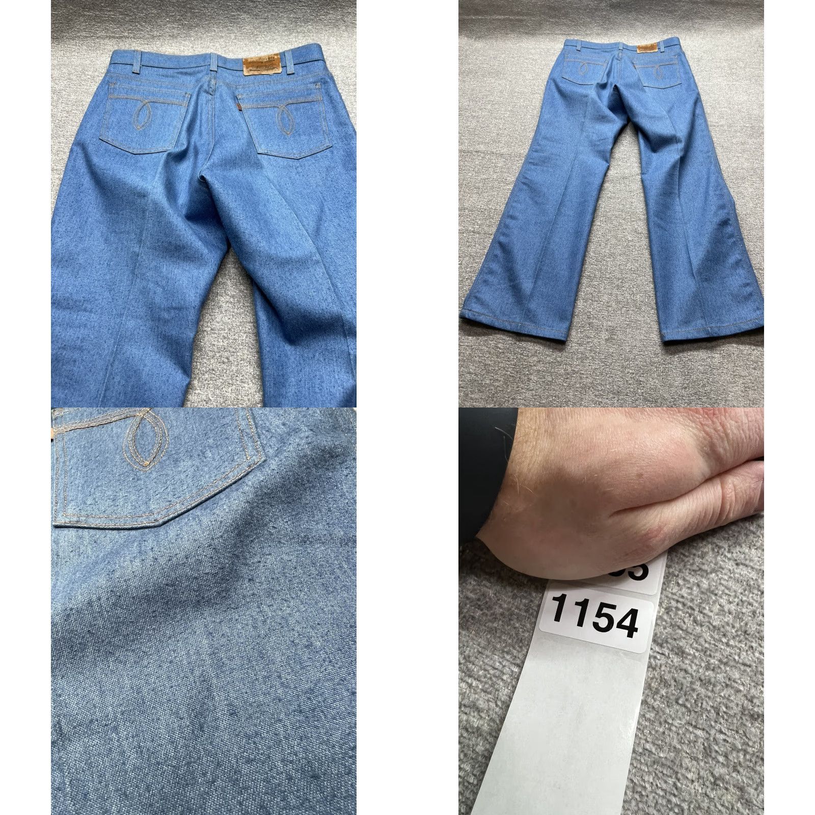 Levi's VINTAGE Levi's Jeans Men 36x29 Blue Mid Rise 90s Zip Up Denim 517 Classic Straight Pants Mens Size US 36 / EU 52 - 9 Thumbnail