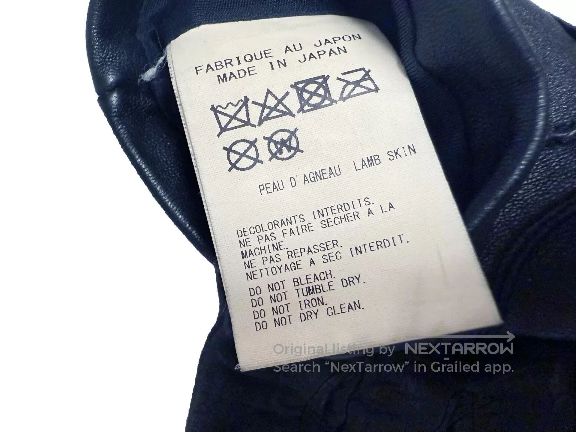 Yohji Yamamoto Yohji Yamamoto Pour Homme Leather Gloves. Size ONE SIZE - 9 Thumbnail