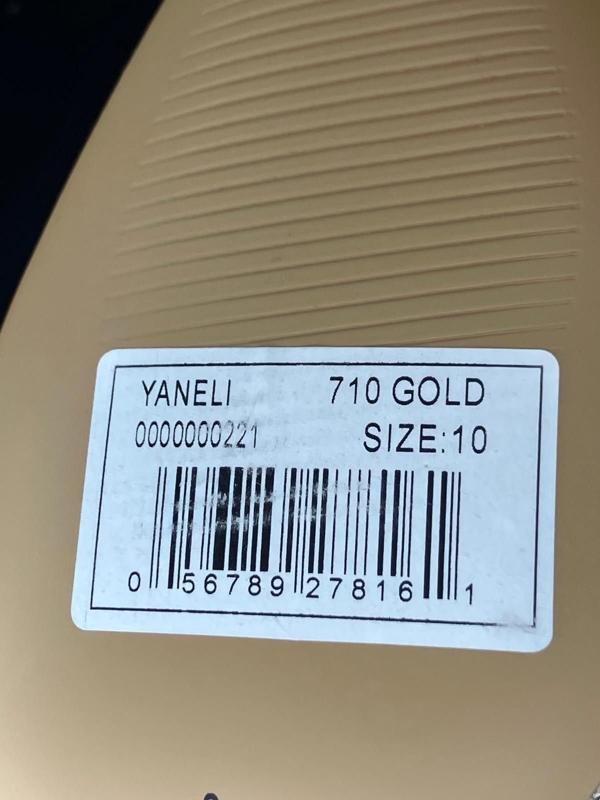 Other Shushop Yaneli Gold Snakeskin Heeled Ankle Boots Size 10 Size US 10 / IT 40 - 10 Thumbnail