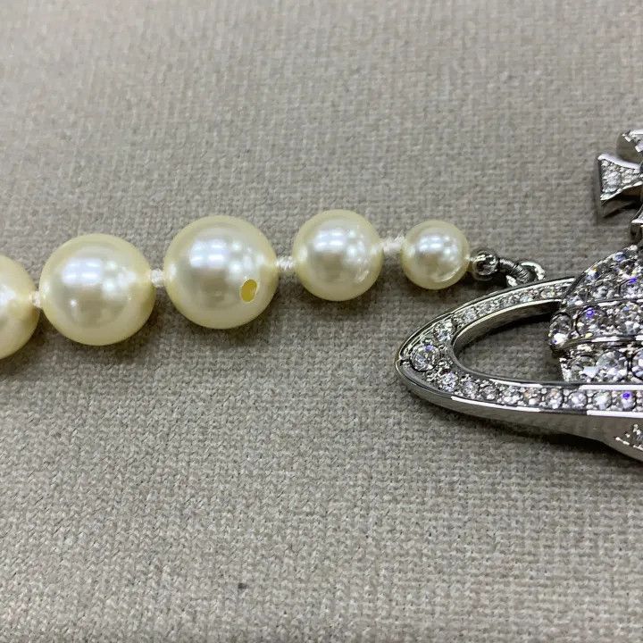 Vivienne Westwood Vivienne Westwood One Row Pearl Choker Necklace Size ONE SIZE - 4 Thumbnail