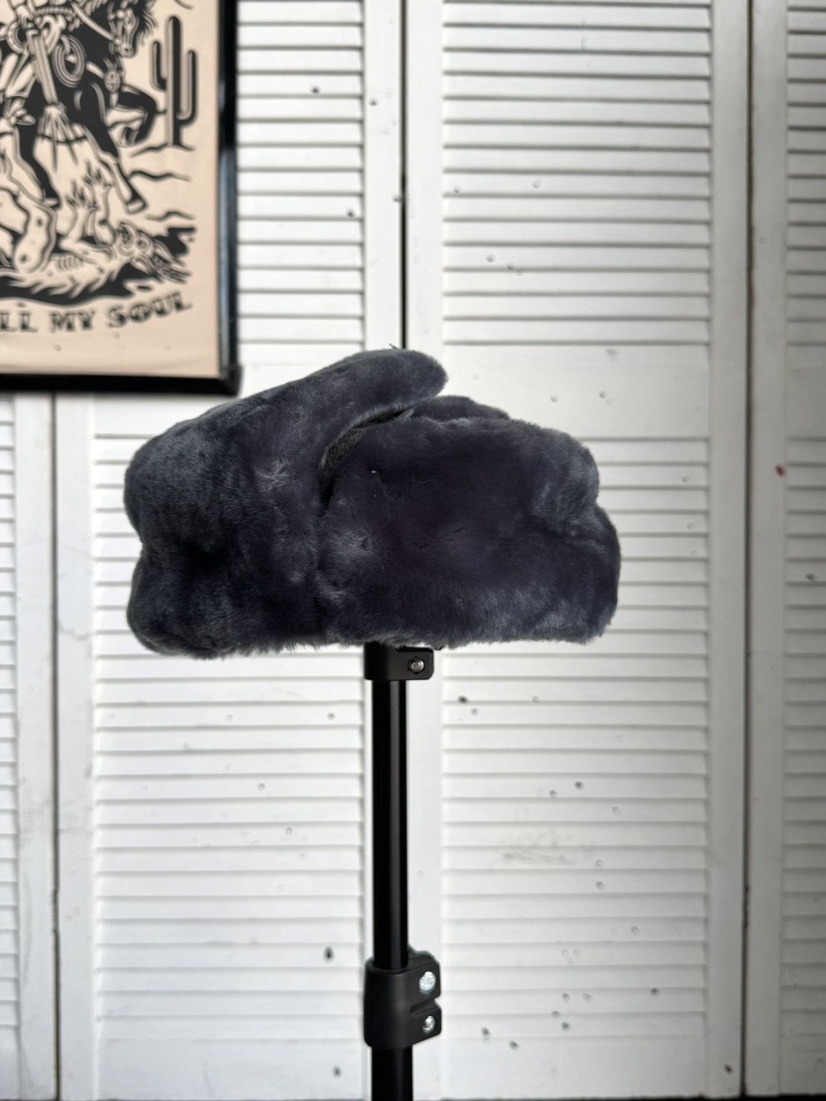 Vintage Vintage Soviet Kauno Ushanka Fur Hat 1977 Lithuania Size ONE SIZE - 9 Thumbnail