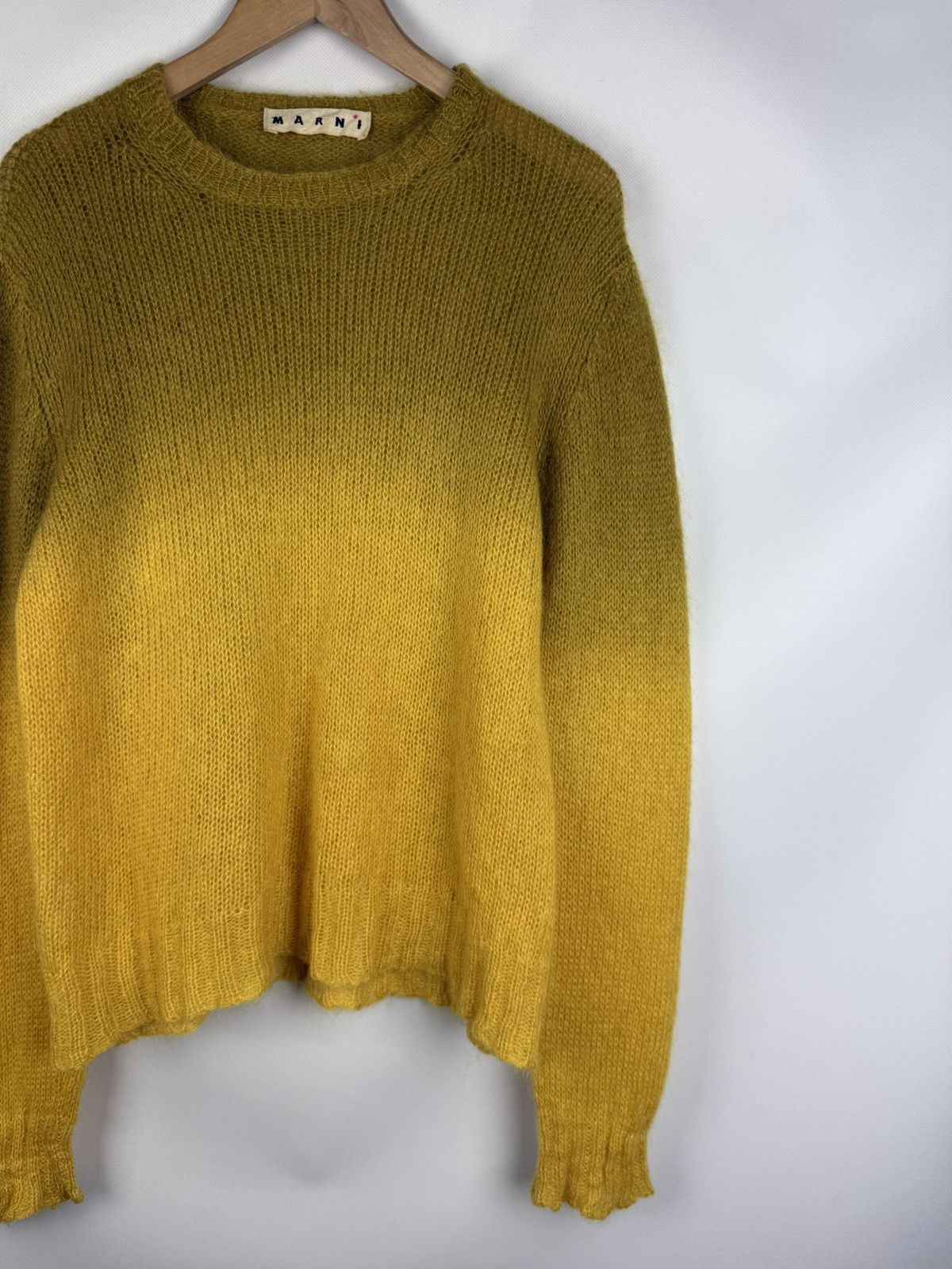 Marni Marni Men’s Grunge Mohair Knitted Sweater Pullover Size US M / EU 48-50 / 2 - 3 Thumbnail