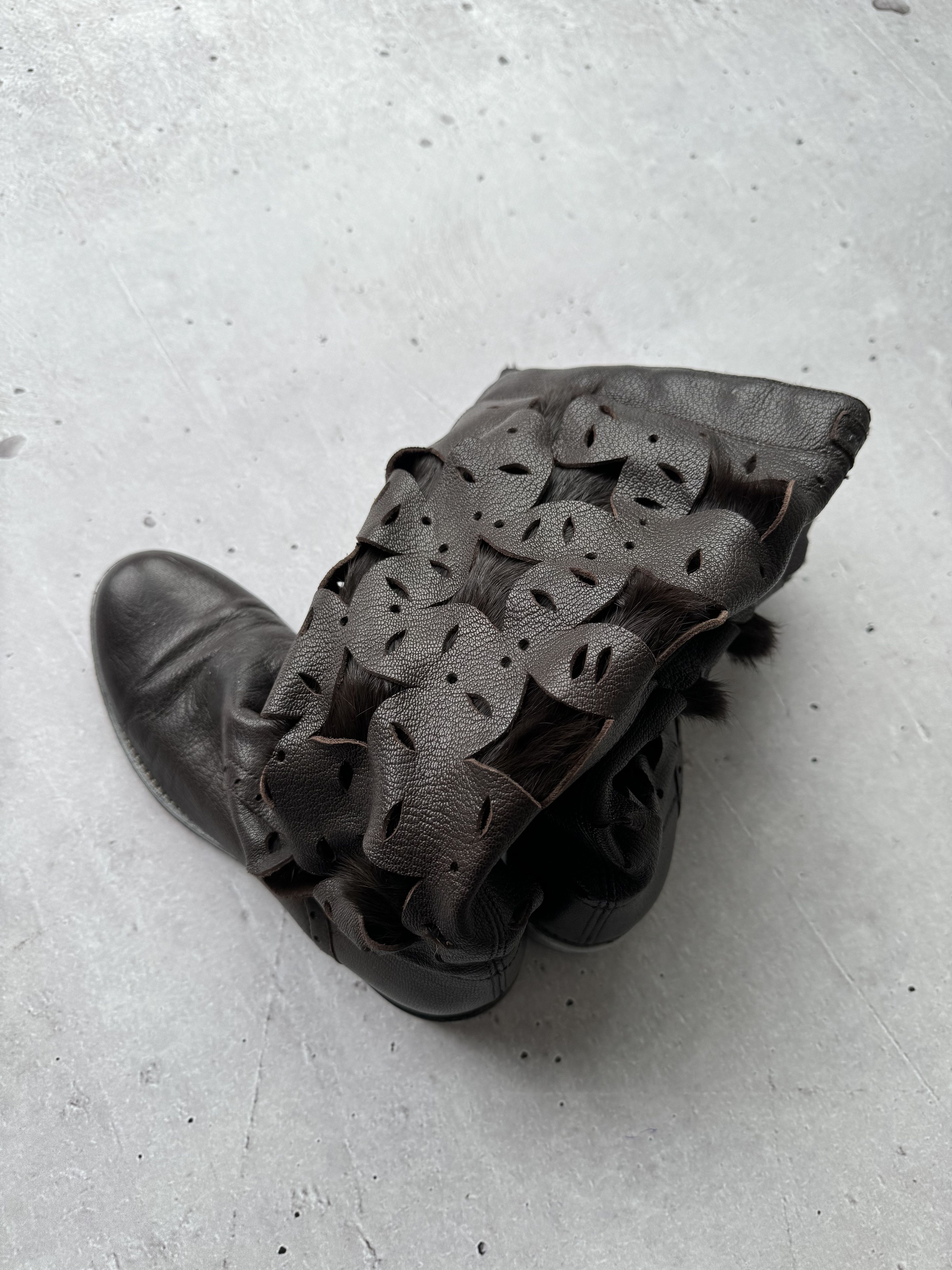 Diesel Diesel Vintage Fur-Leather Boots Size US 7 / IT 37 - 2 Thumbnail