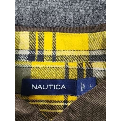 Nautica Vintage Nautica Corduroy Button Up Shirt Men Sz L Chocolate Size US L / EU 52-54 / 3 - 5 Thumbnail