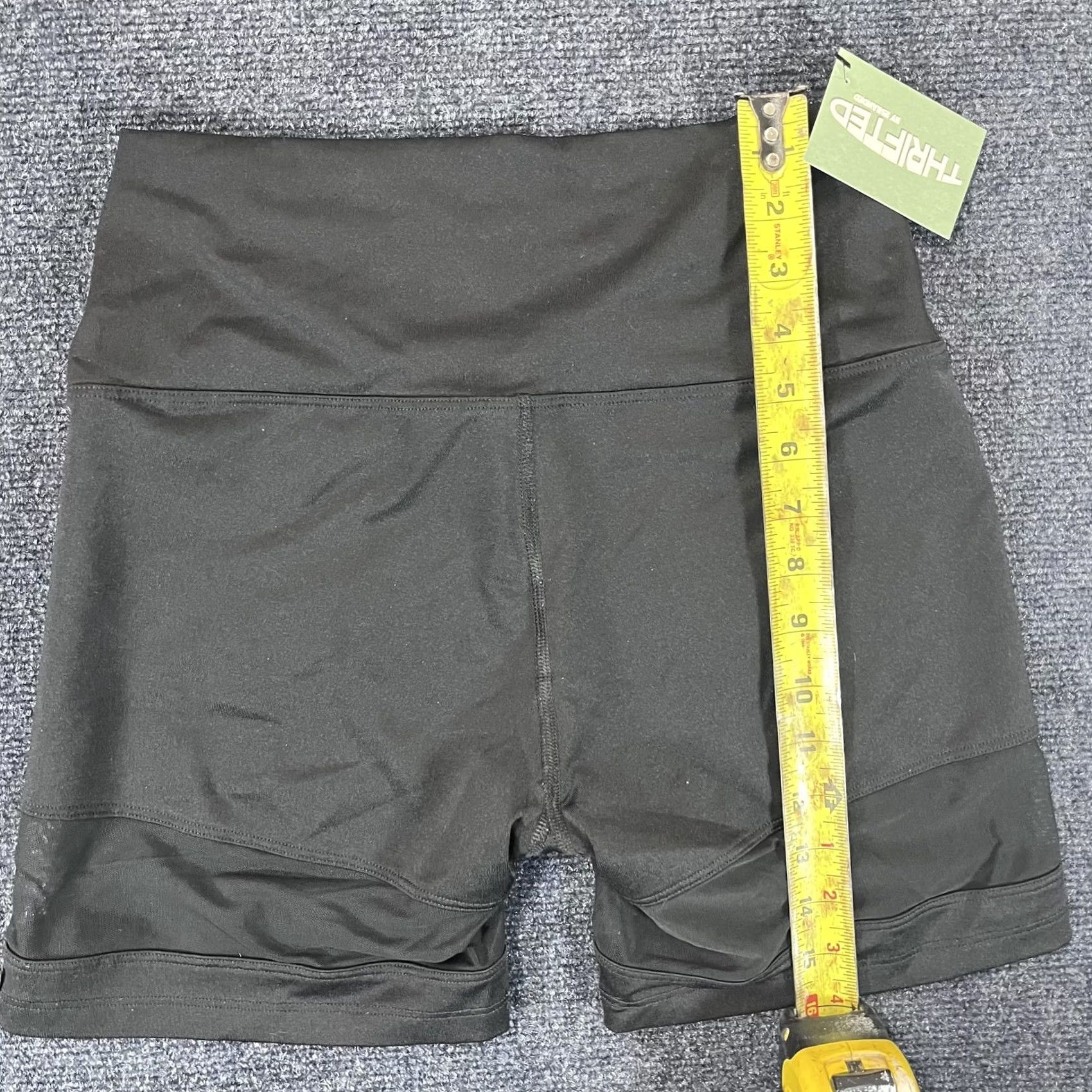 Pinko PINK Ultimate Shorts Womens Medium Black High Rise Athletic Yoga Biker Gym Size 32" / US 10 / IT 46 - 6 Thumbnail
