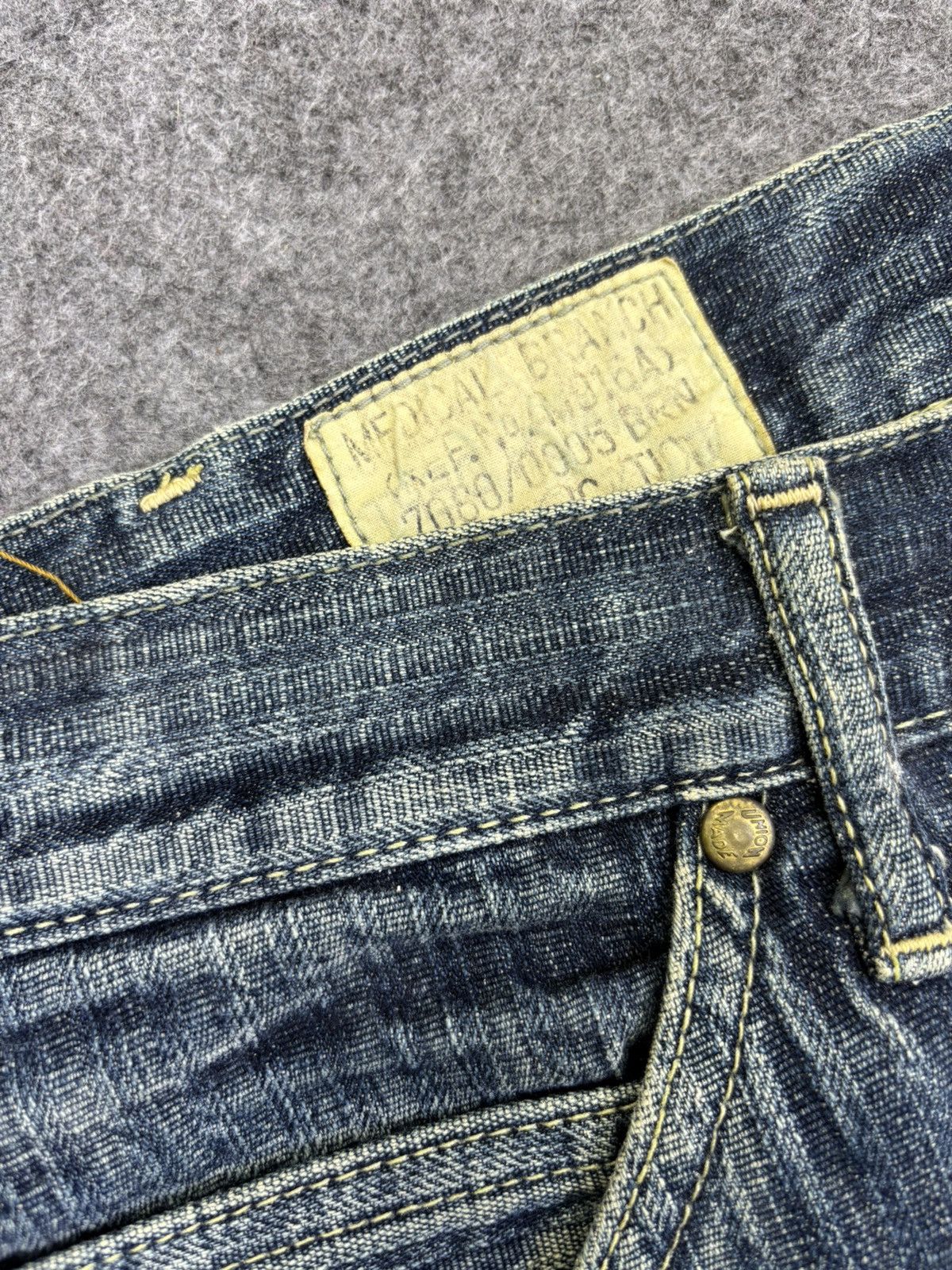 Japanese Brand 💥DOUBLE KNEE💥MEDICAL BRANCH Japan Carpenter Jeans F794 Size US 33 - 5 Thumbnail