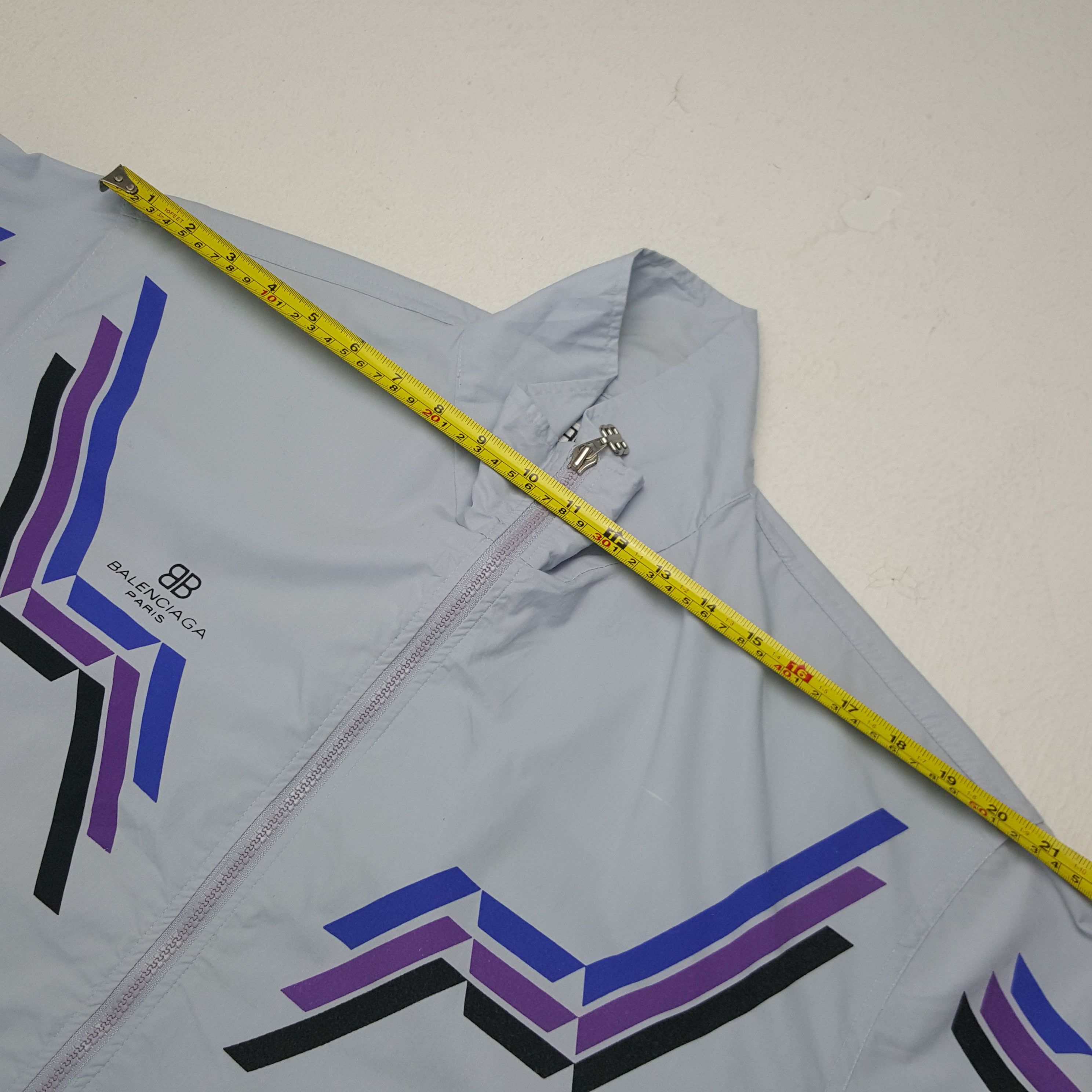 Vintage Vintage Balenciaga Italian Brand Windbreaker Jacket Size US M / EU 48-50 / 2 - 5 Thumbnail