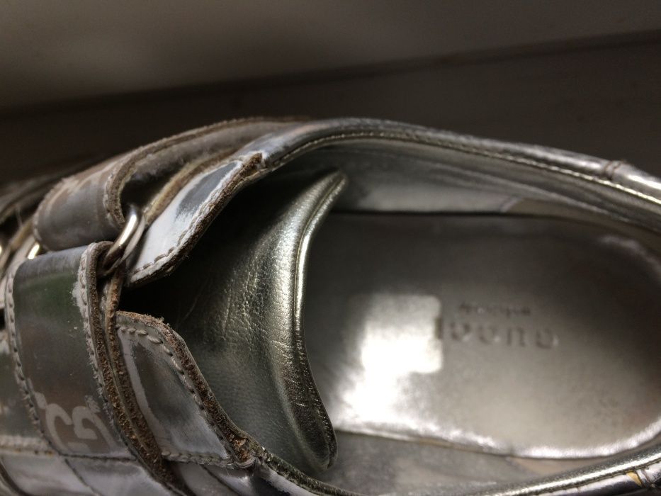 Gucci Gucci Vintage Monogram Old Mirror Leather Shoes Size US 8 / IT 38 - 5 Thumbnail