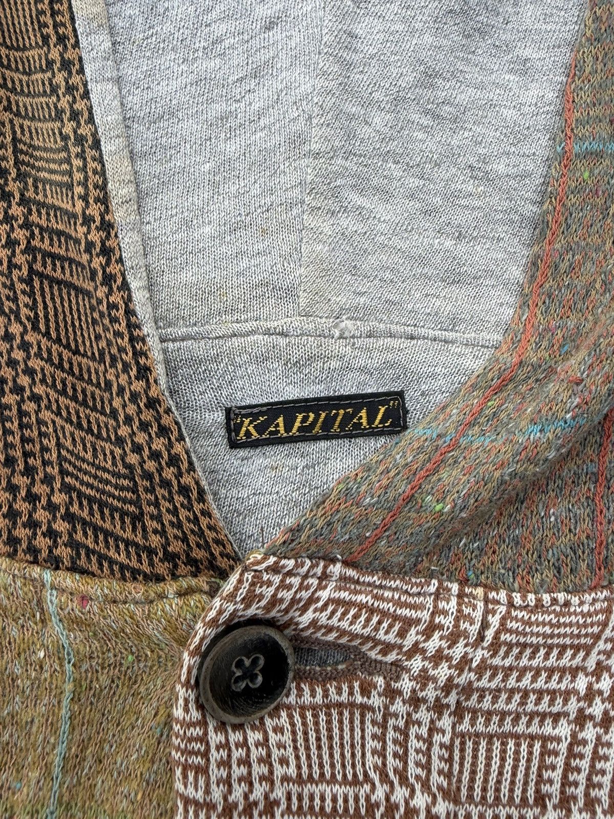 Kapital RARE KAPITAL PATCHWORK BORO HOODIE Size US S / EU 44-46 / 1 - 9 Thumbnail