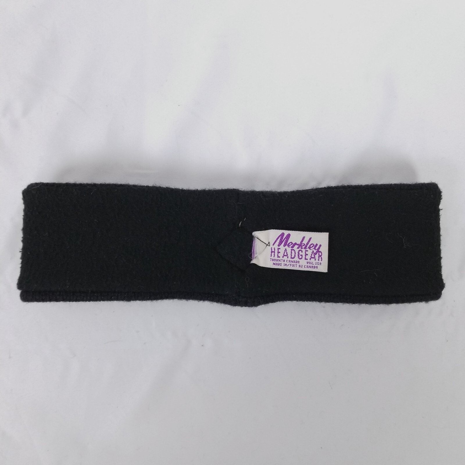 Vintage Vintage Black Comb Wool & Fleece Headband by Merkley Size ONE SIZE - 7 Thumbnail