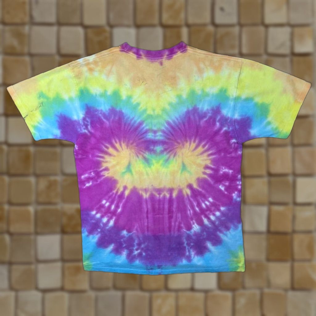 Anvil VINTAGE Anvil T-Shirt Multicolour Tie Dye 90s XL L Short Sleeve Round Neck Mens Works Blank Single Stitch T-Shirt Size US L / EU 52-54 / 3 - 1 Thumbnail