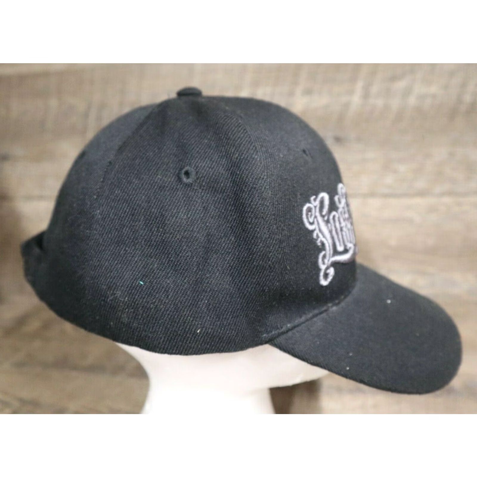 Vintage VINTAGE HaT Baseball Cap Men Adjustable Los Angeles City of Angel Embroidery Black Hat Adjustable Cap Size ONE SIZE - 5 Thumbnail