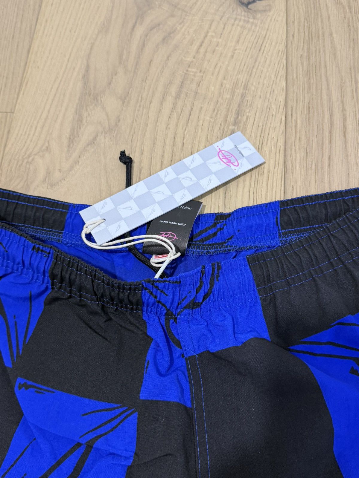 Matty Boy Matty Boy 99 Eyes Blue Nylon Shorts