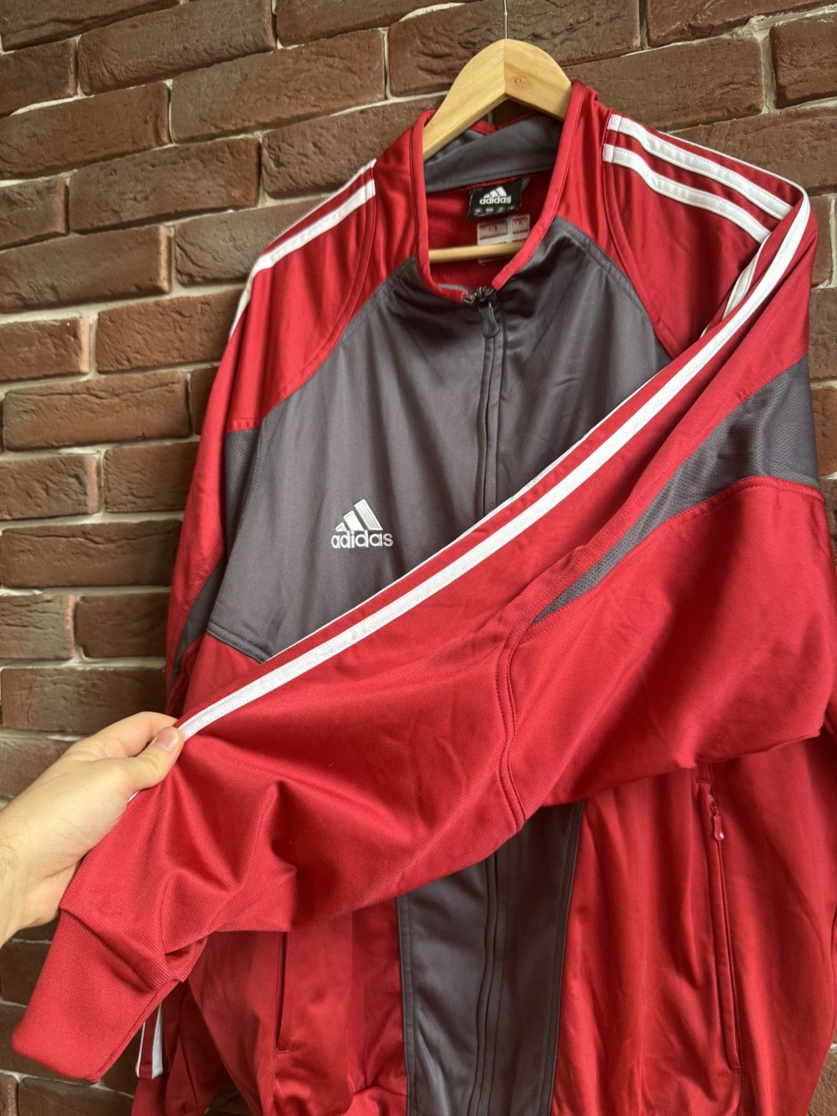Adidas ADIDAS Dansk Boldspil Union Denmark Track Jacket Soccer 2004 Size US XXL / EU 58 / 5 - 5 Thumbnail