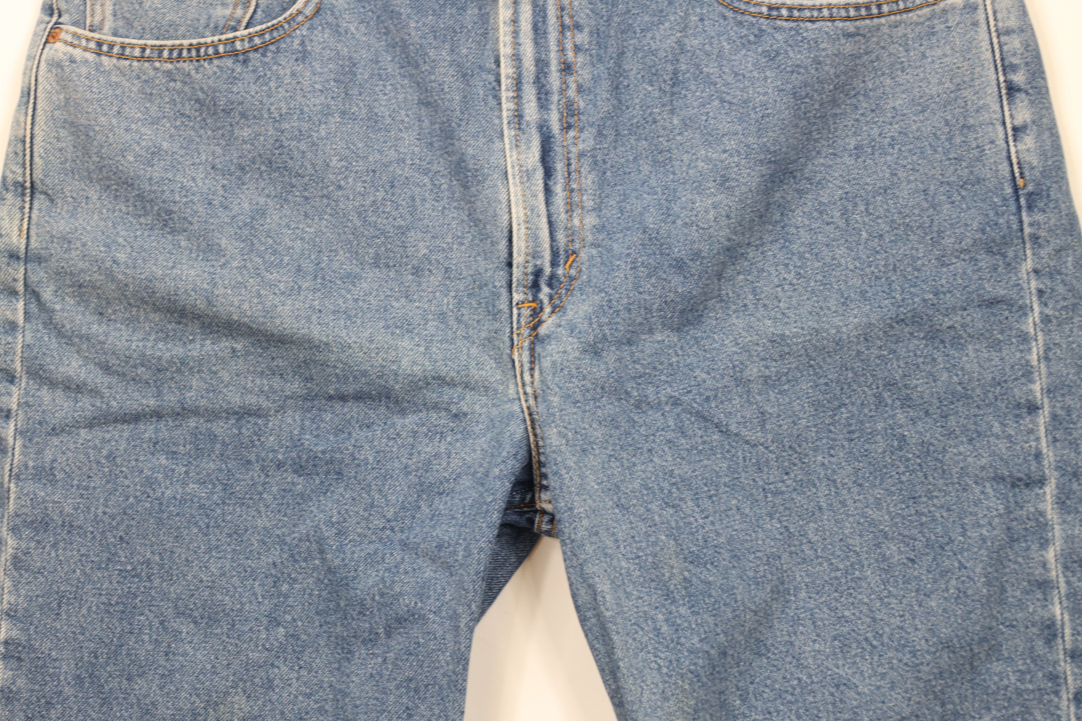 Levi's × Vintage Vintage Y2K 2002 Levis 505 Denim Jean Shorts Jorts Blue Size US 40 / EU 56 - 3 Thumbnail