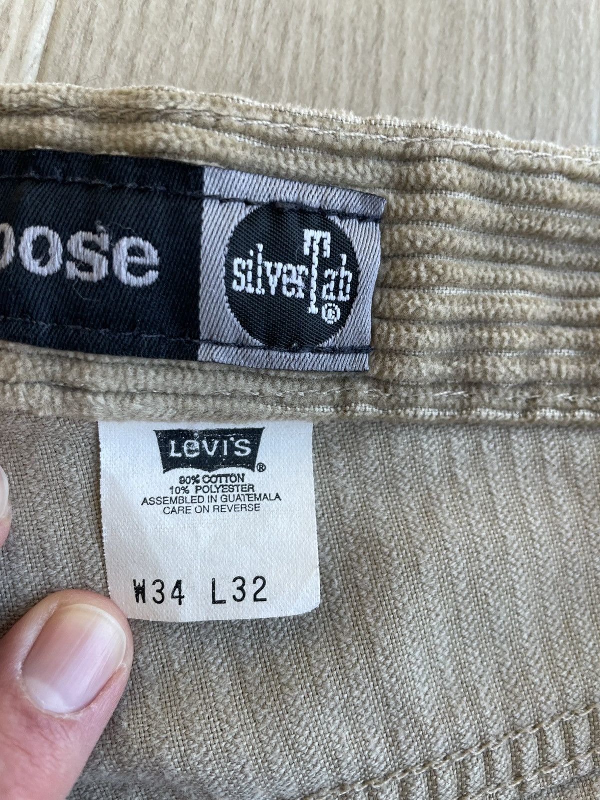 Levi's Vintage Clothing Vintage Levi’s SilverTab Corduroy Pants Size US 34 / EU 50 - 6 Thumbnail