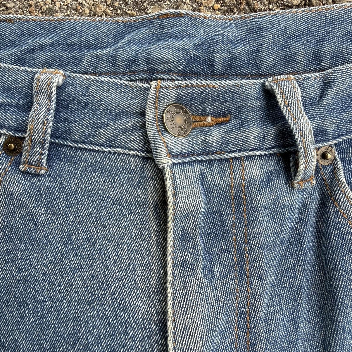 Japanese Brand VINTAGE OSJ DENIM FADED RIPPEP JEAN PANTS Size US 32 / EU 48 - 6 Thumbnail