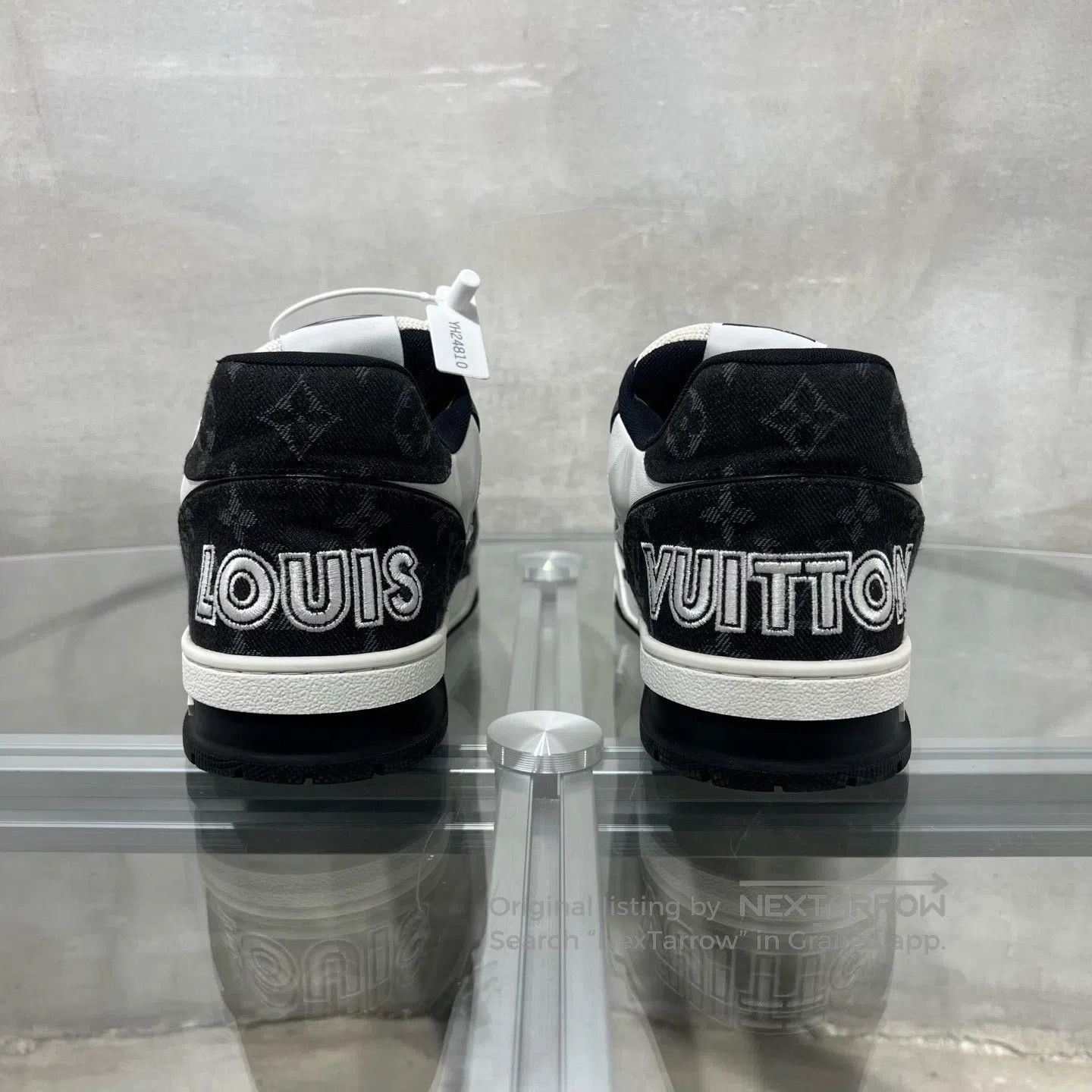 Louis Vuitton Louis Vuitton Trainer Black and White Velcro Size US 8.5 / EU 41-42 - 6 Thumbnail