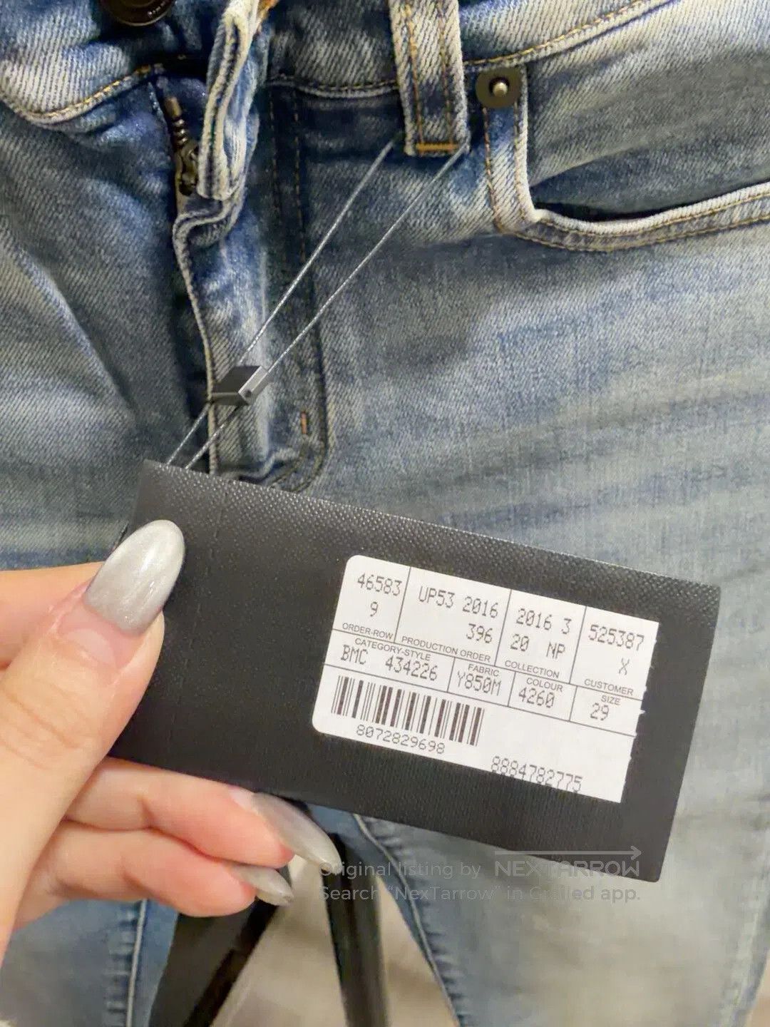 Saint Laurent Paris Saint Laurent Classic Blue Denim Jeans. Size 29" - 3 Thumbnail