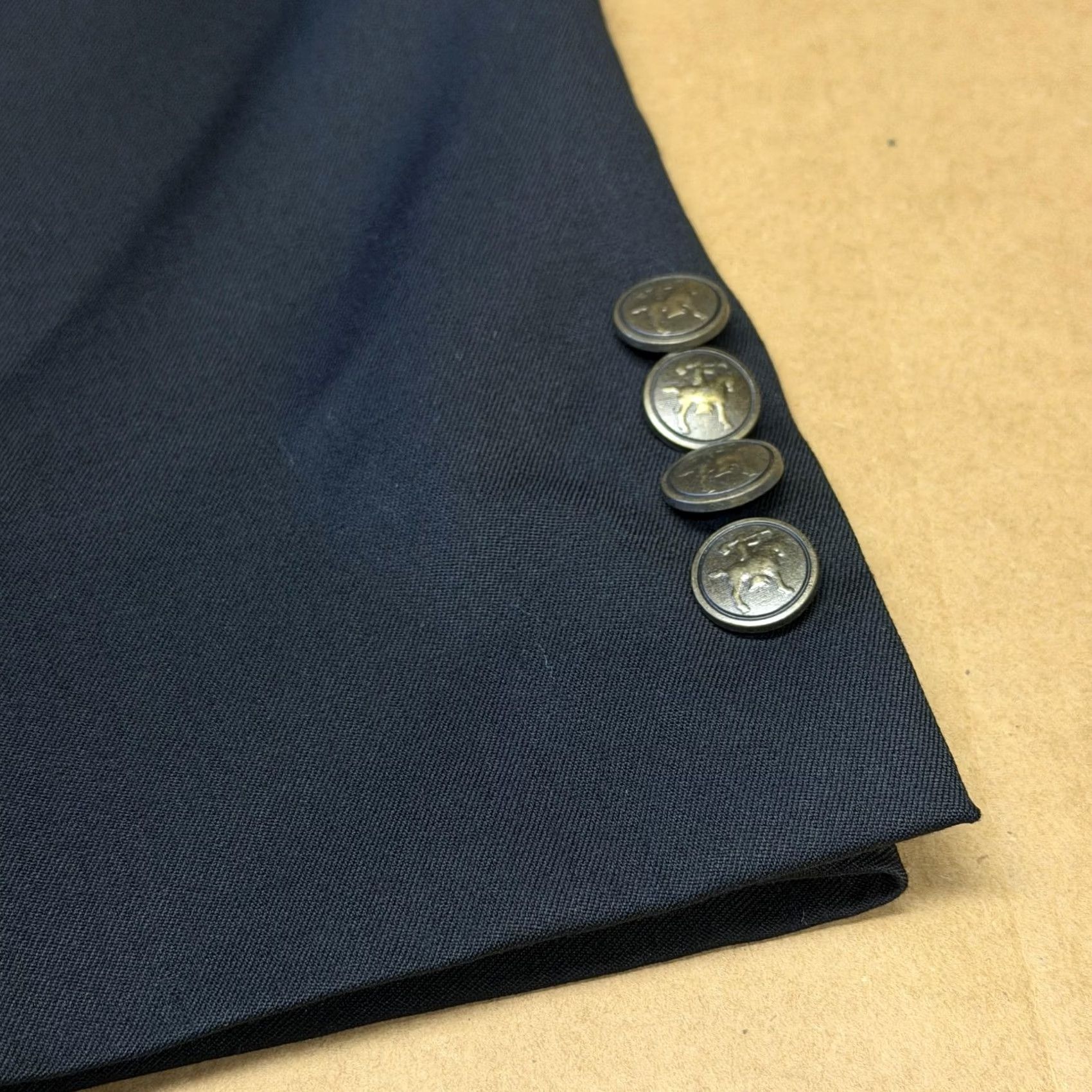 Hart Schaffner Marx Hart Schaffner Marx Blazer Mens 44R Blue 2 Button Sport Coat Made USA Dillard's Size 44R - 4 Thumbnail