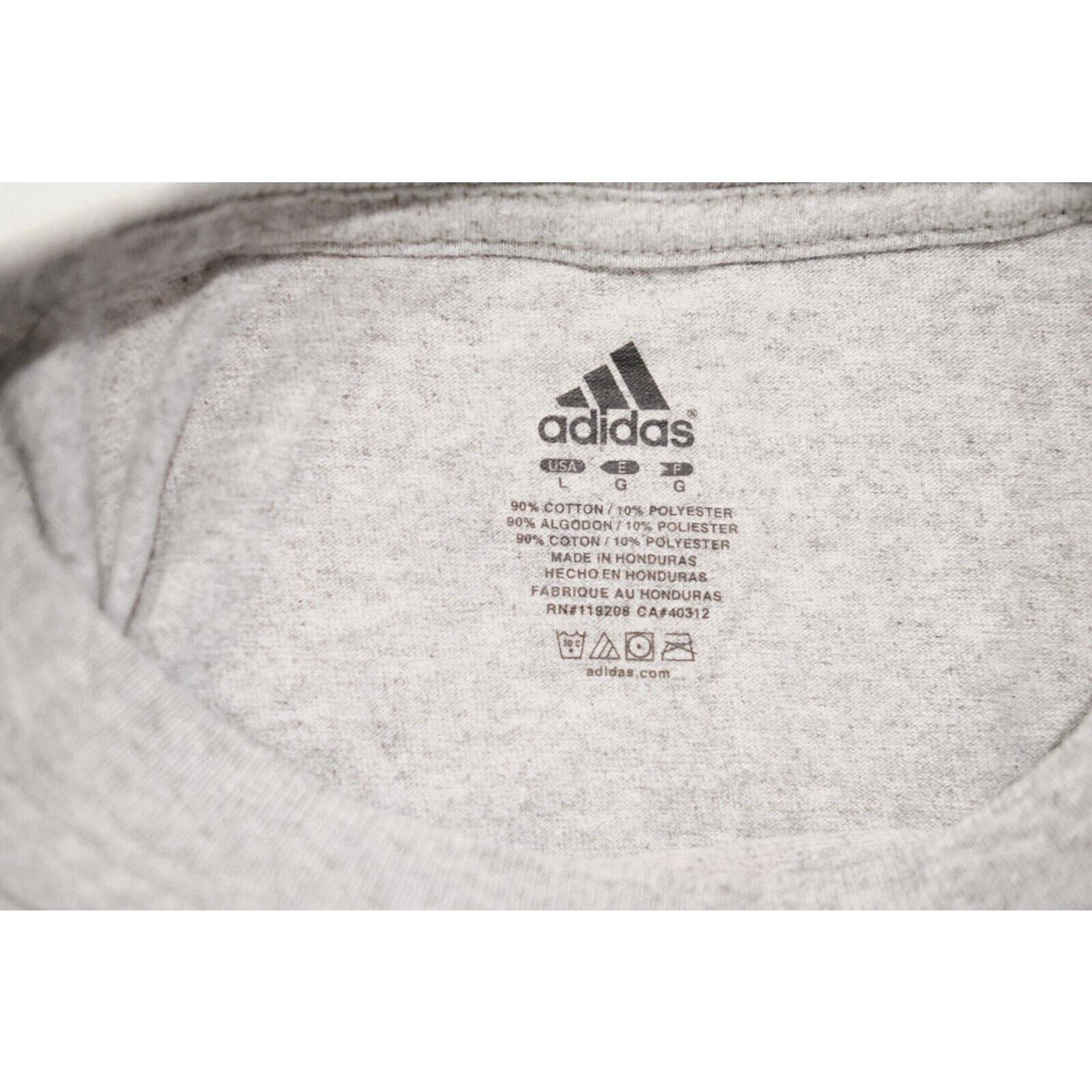 Adidas Adidas LA Clippers NBA T-Shirt Mens Large Gray Sport Graphic Size US L / EU 52-54 / 3 - 6 Thumbnail