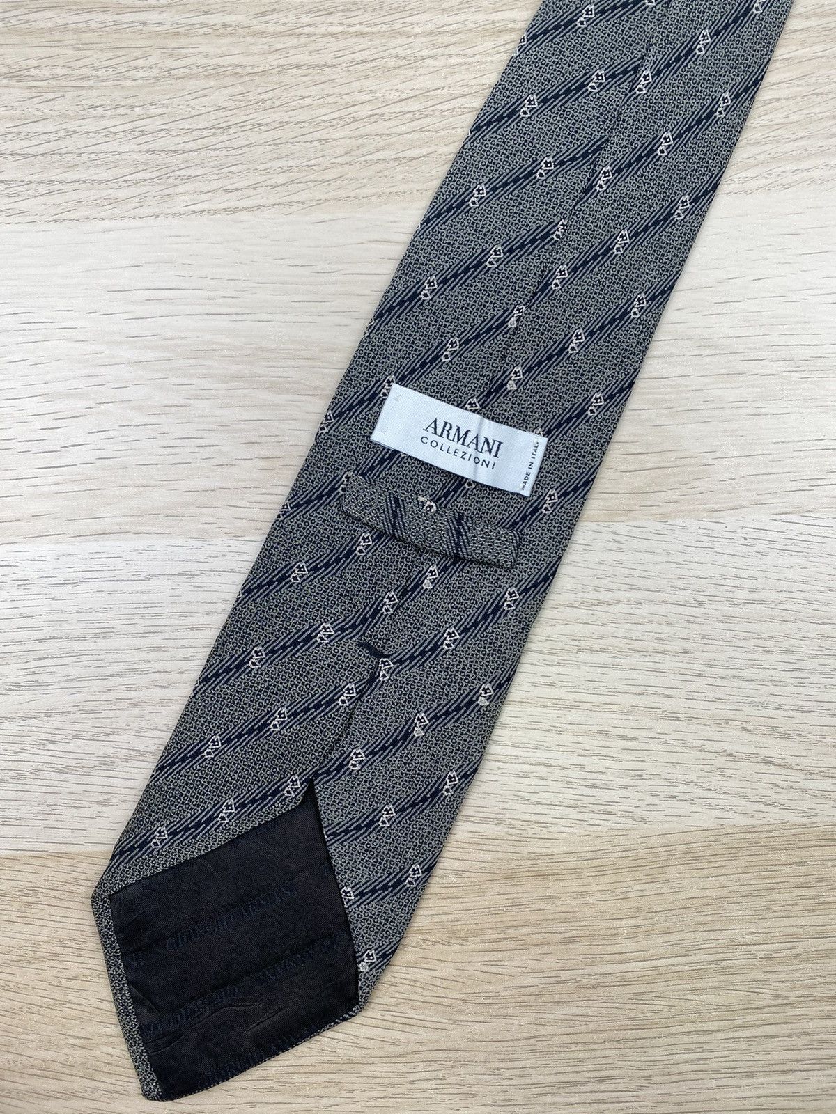 Armani Collezioni Giorgio Armani x Armani Collezioni Silk Tie T37 Size ONE SIZE - 4 Thumbnail