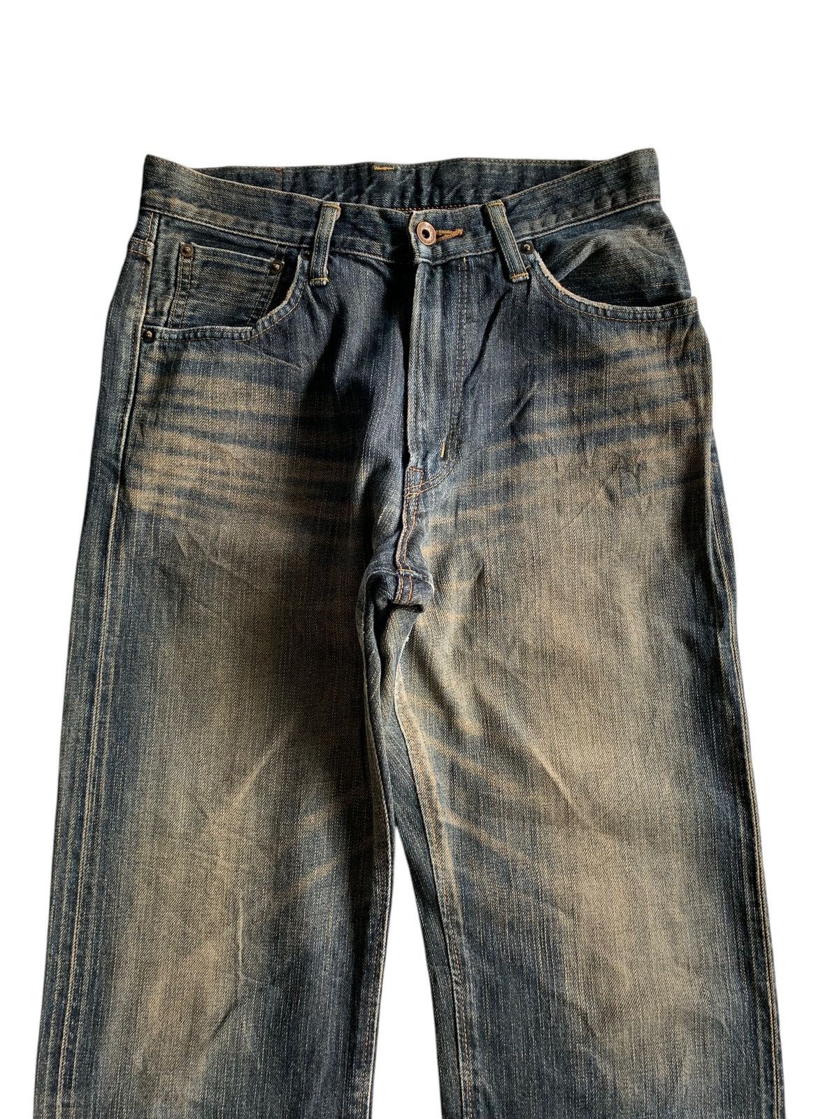 Japanese Brand × Kapital × Vintage VINTAGE EDWIN 505ZX SELVEDGE FADED&RUSTY DISTRESSED DENIM Size US 30 / EU 46 - 7 Thumbnail