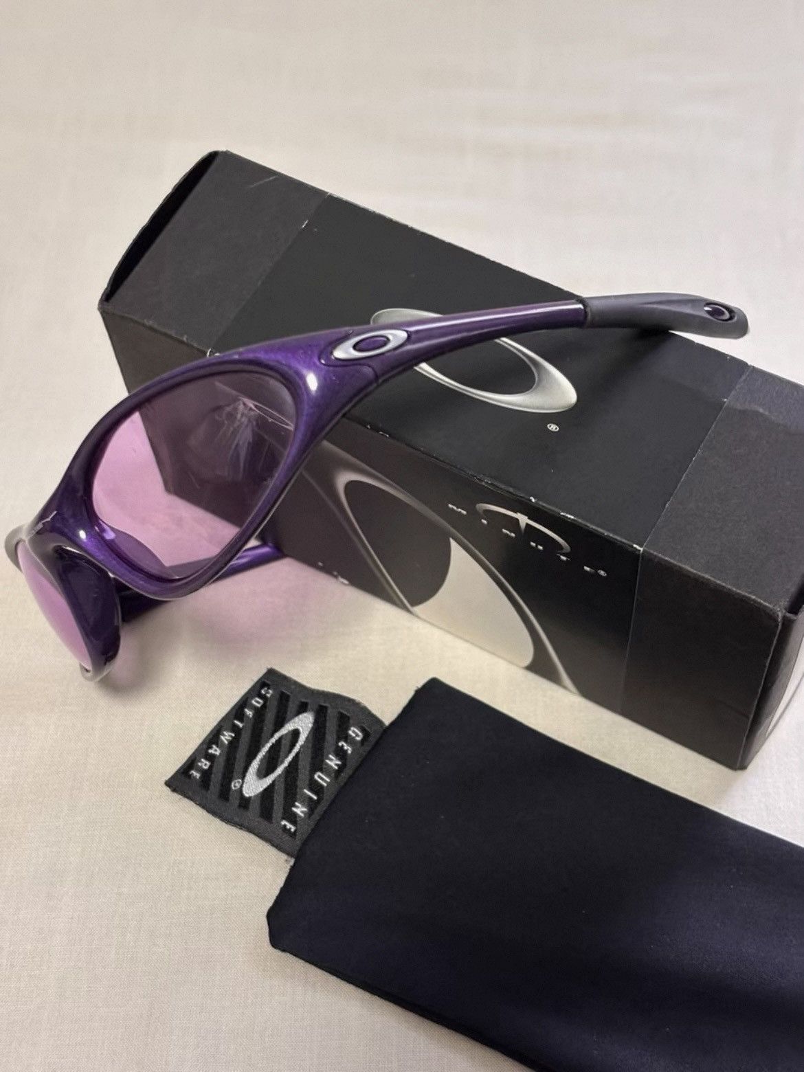 Oakley Oakley Minute Sunglasses Gen 2 Violet Purple Vintage 90s