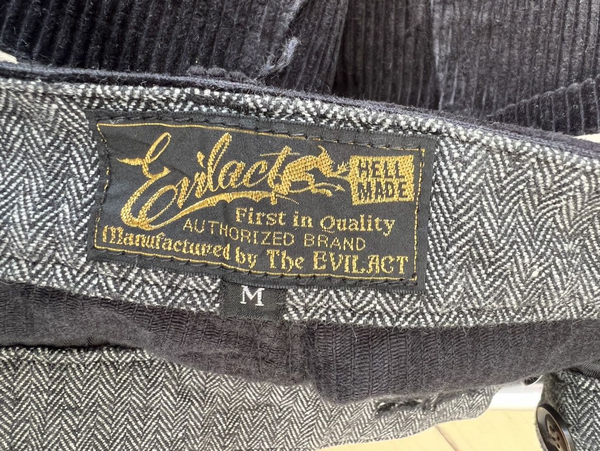 Freewheelers Evilact Japan Hell Made Black Corduroy Trouser Pant Size US 31 - 17 Thumbnail