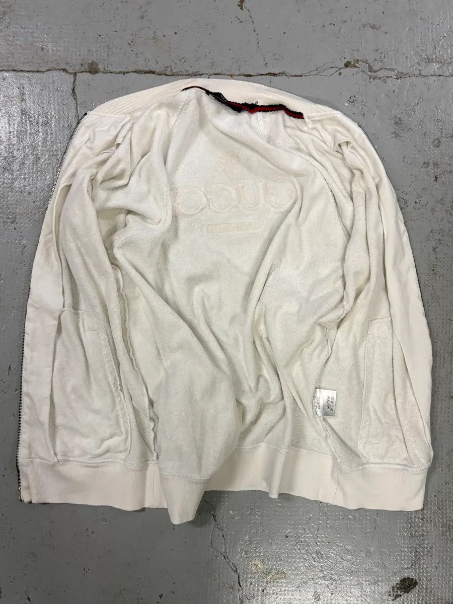 Gucci AW2006 Gucci White Propaganda Zip-up Sweater Size US M / EU 48-50 / 2 - 7 Thumbnail