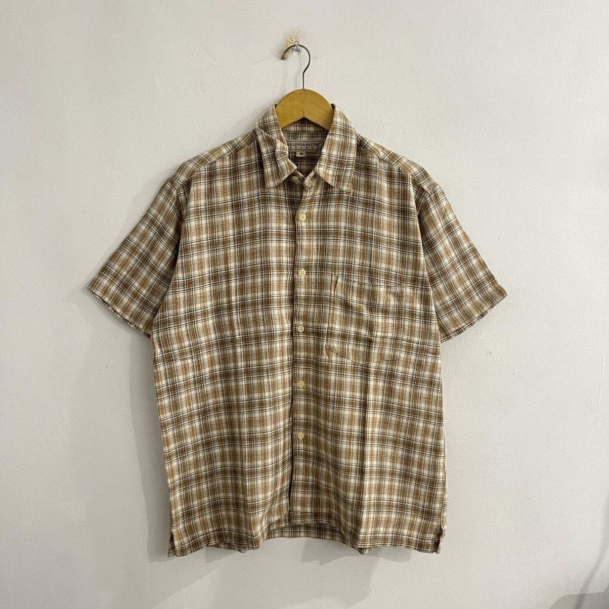Japanese Brand Mrklove And Nature Plaid Button Up Shirt Size US M / EU 48-50 / 2 - 1 Thumbnail