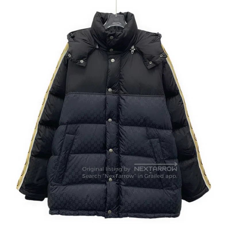 Gucci Gucci Colour-blocked logo dark pattern full-print hooded l Size US S / EU 44-46 / 1 - 1 Thumbnail