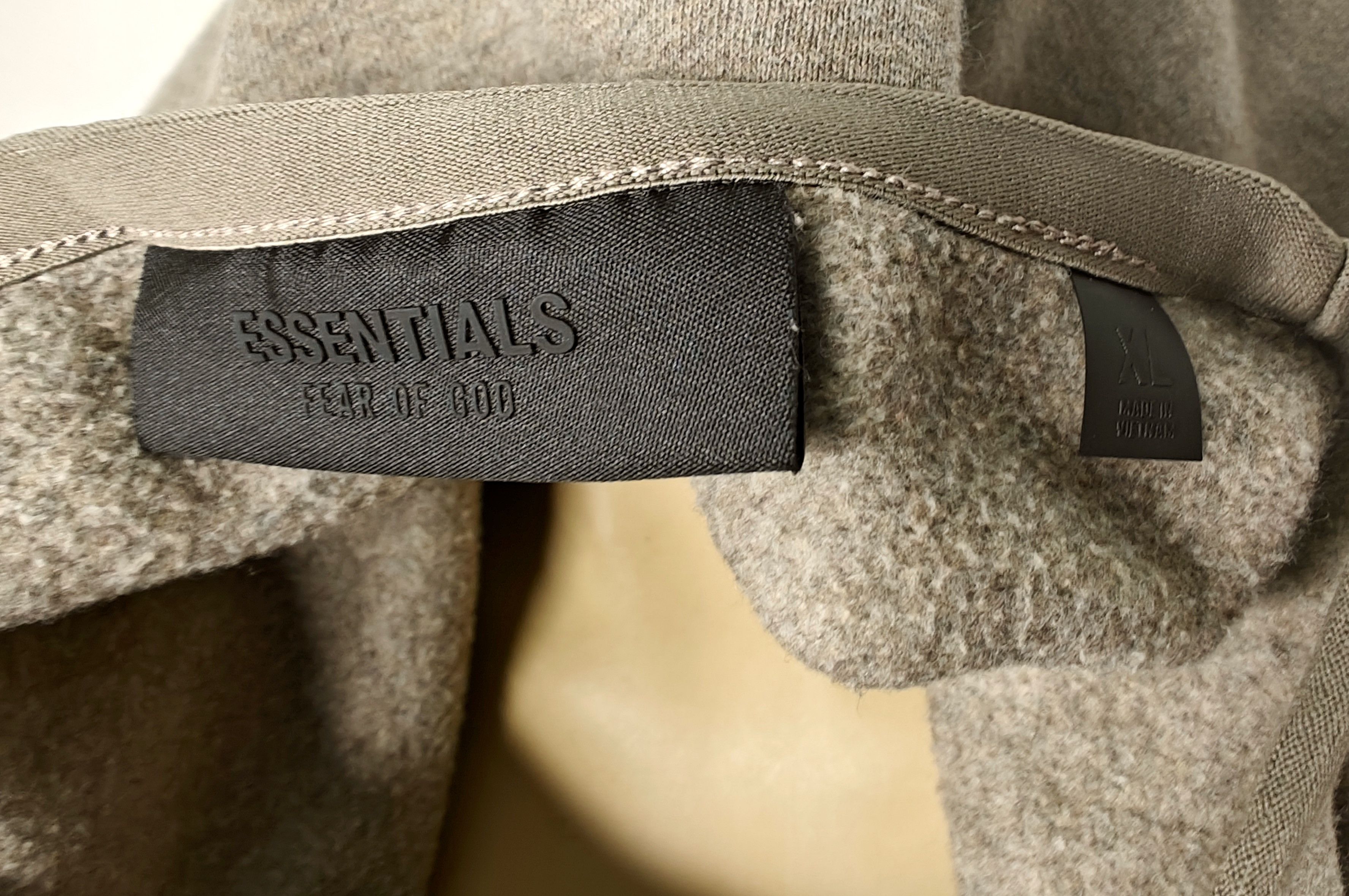 Fear of God Essentials Fear of God gray brown taupe pullover sweatshirt Size US XL / EU 56 / 4 - 5 Thumbnail