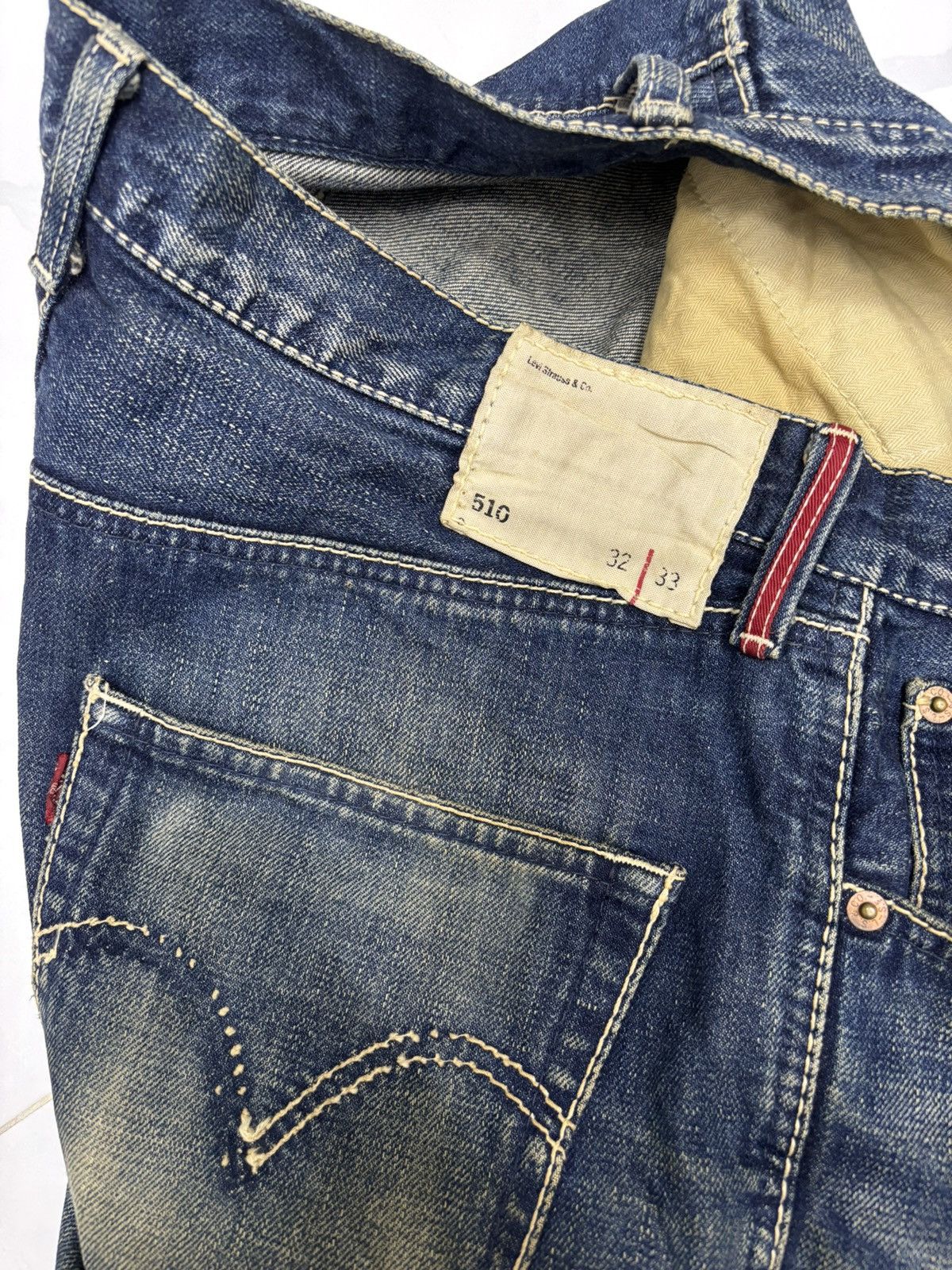 Kapital 🔥LEVIS 510 Rusty Baggy Jeans Loose Denim Size US 32 / EU 48 - 10 Thumbnail