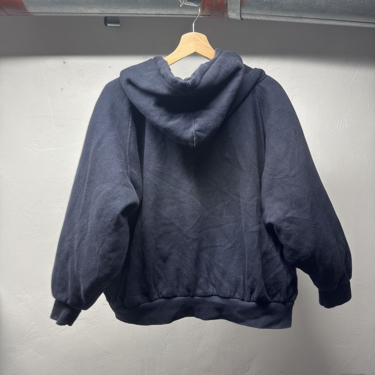 Vintage Vintage Heavyweight Quilted Lined Zip Up Hoodie ERD Grunge Size US M / EU 48-50 / 2 - 2 Thumbnail