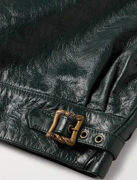 Enfants Riches Deprimes o1w1db10925 Leather Jacket in Forest Green Size US XL / EU 56 / 4 - 3 Thumbnail