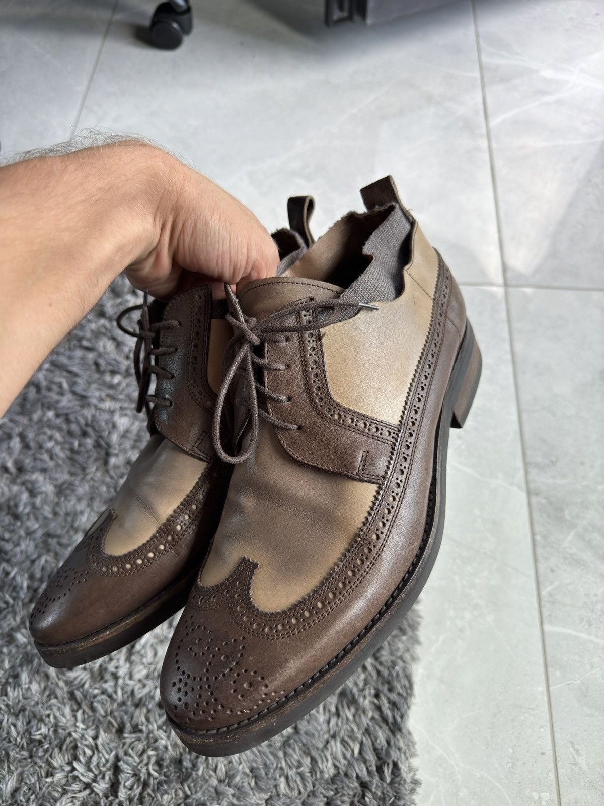 Lanvin Lanvin Classic boots shoes derby office leather tiger Size US 10 / EU 43 - 3 Thumbnail