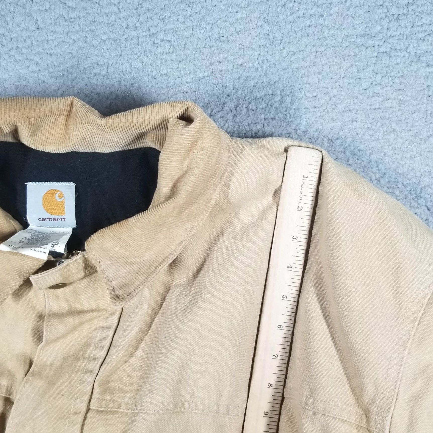 Carhartt Vintage Carhartt Duck Canvas Chore Work Jacket Coat 3XL C08WET Union Made Beiges Size US XXL / EU 58 / 5 - 5 Thumbnail