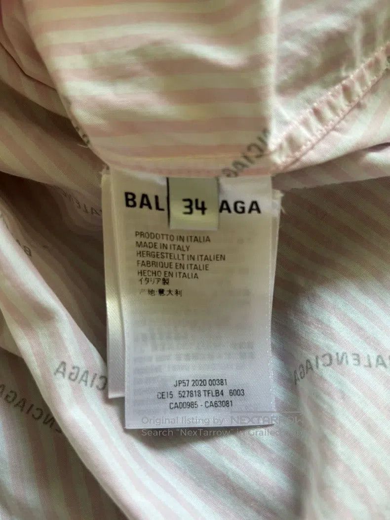 Balenciaga Balenciaga Logo letter print shirt Size XXS / US 00 / IT 34 - 4 Thumbnail
