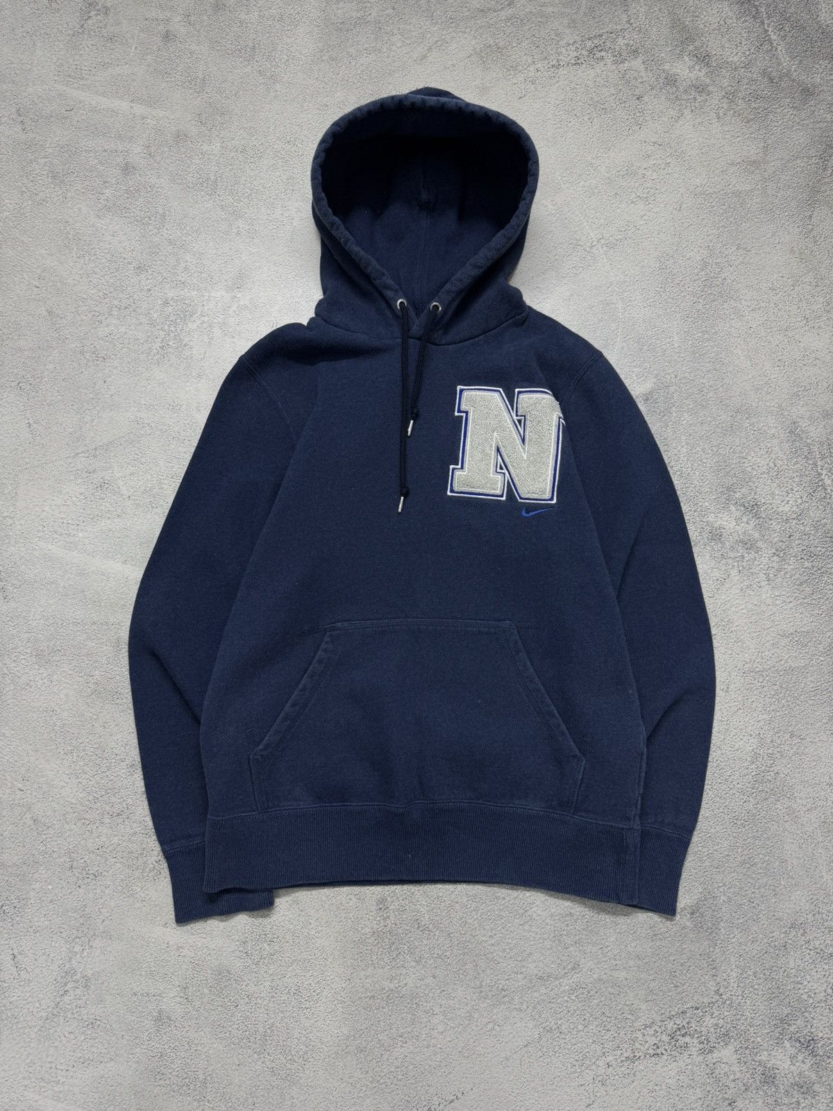 Nike Vintage Y2K Nike Big Swoosh Hoodie 00’s Size US S / EU 44-46 / 1 - 1 Thumbnail
