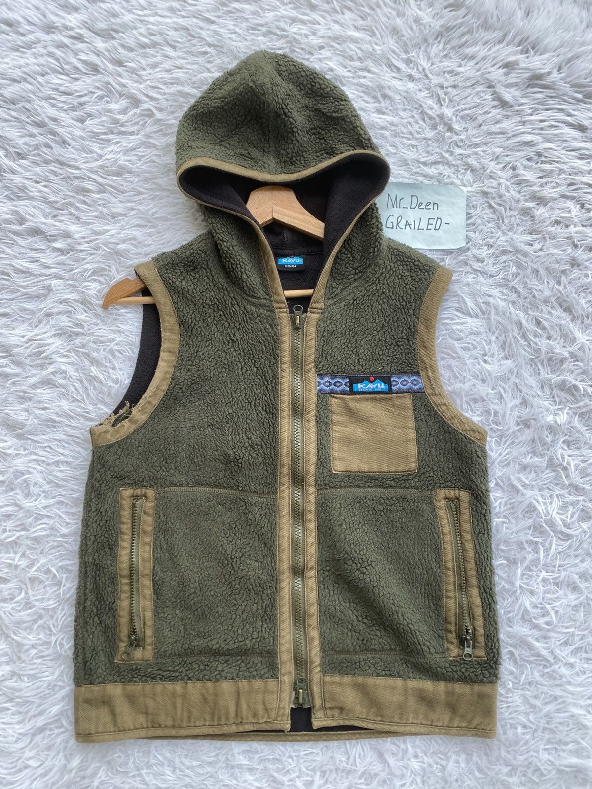 KAVU Rare Vintage KAVU Fleece Vest Size US S / EU 44-46 / 1 - 1 Thumbnail
